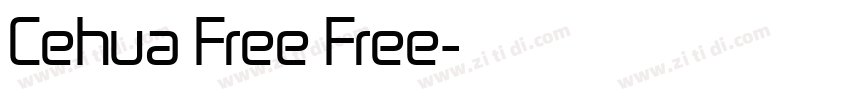 Cehua Free Free字体转换